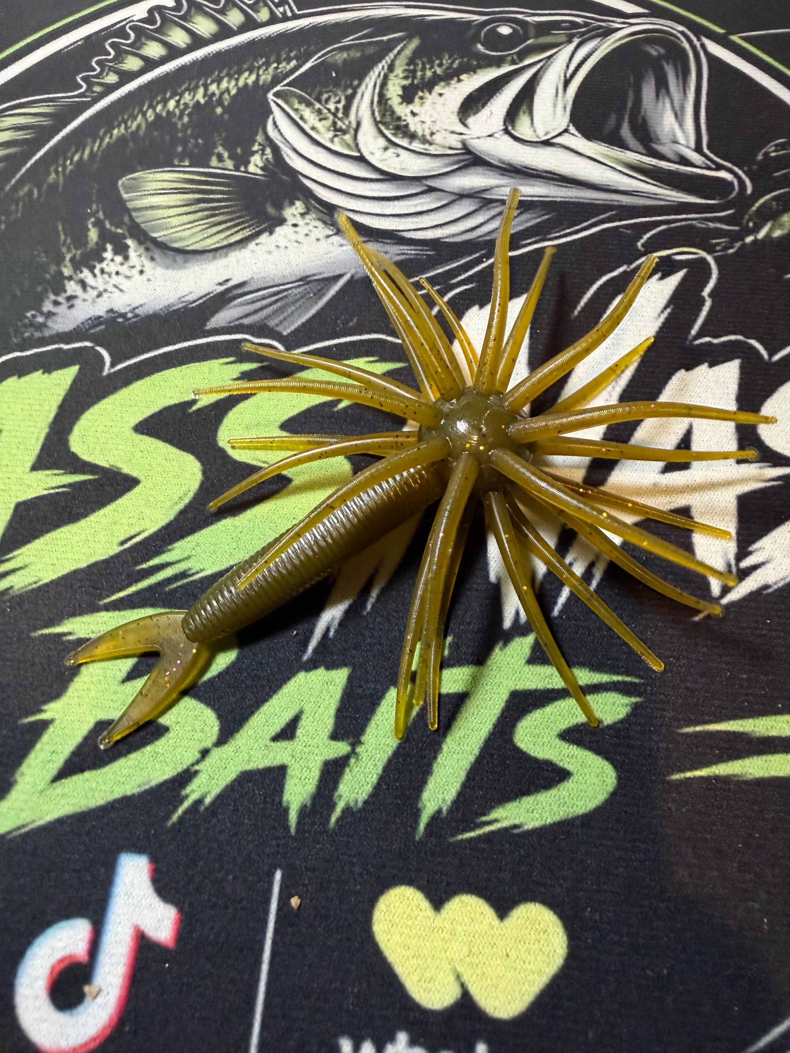 20mm Plastisol Jerk Urchin "jerkin" (Green)