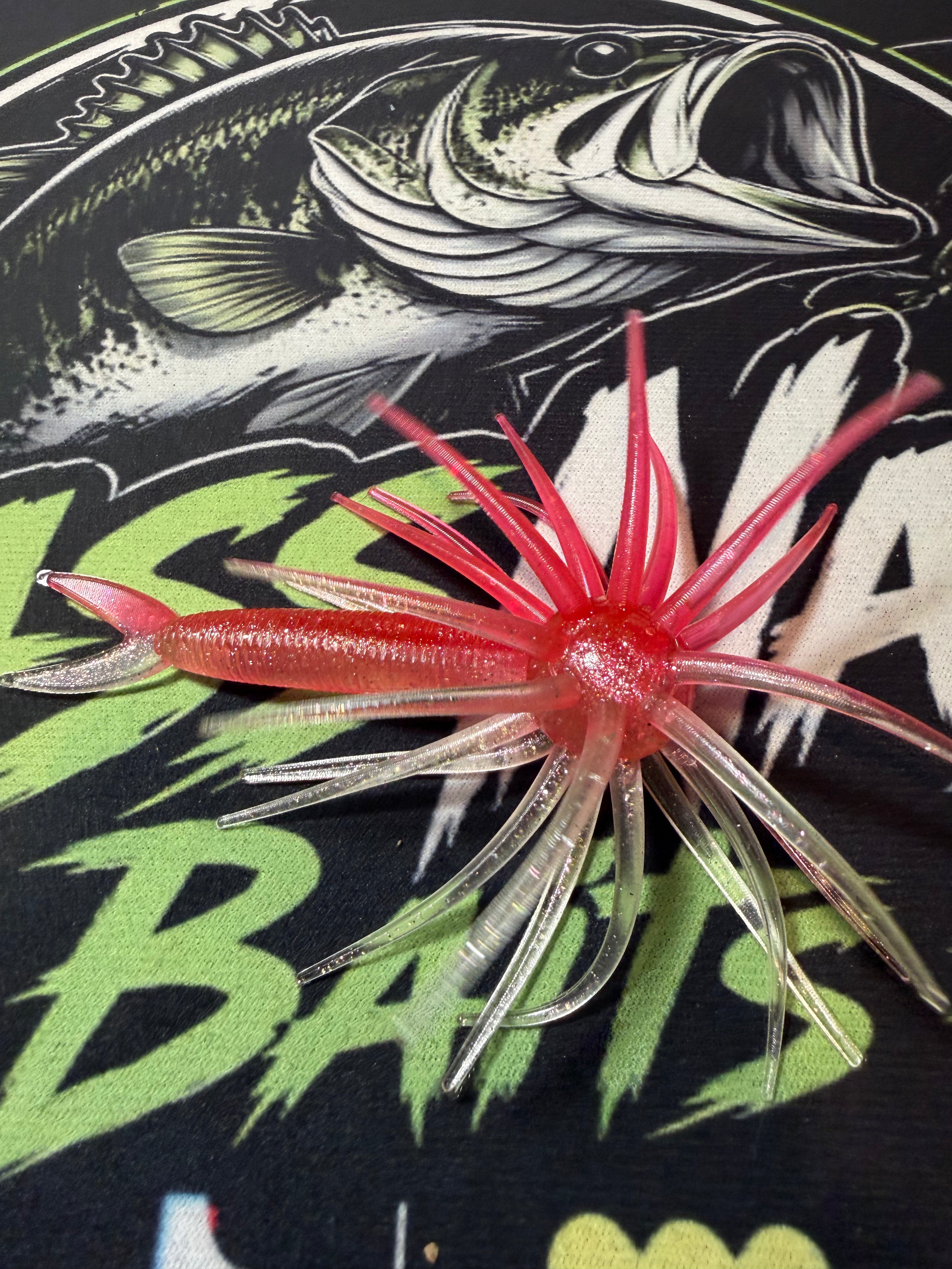 20mm Plastisol Jerk Urchin "jerkin" (Pink/Silver)